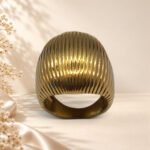 Bague Aurélia – relief strié
