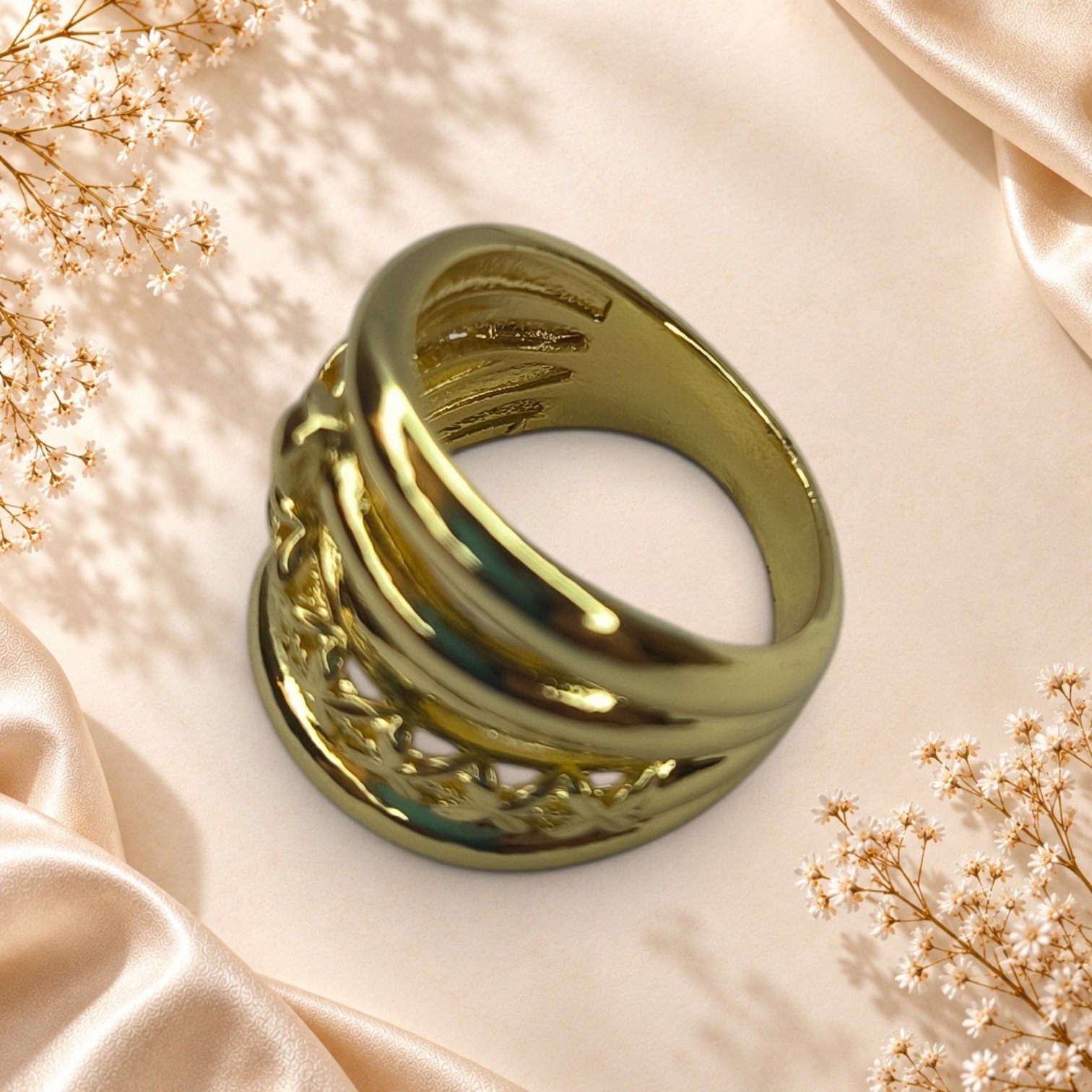 Bague Dalia – croisillons – Image 2