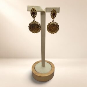 Boucles d’oreilles Zélie – médaillons – Image 4