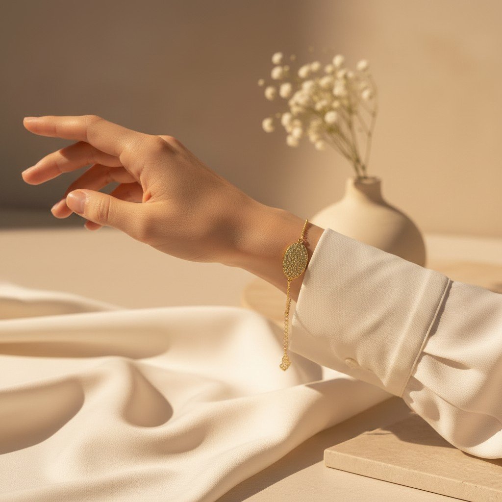 Bracelet Maïa – motif ovale