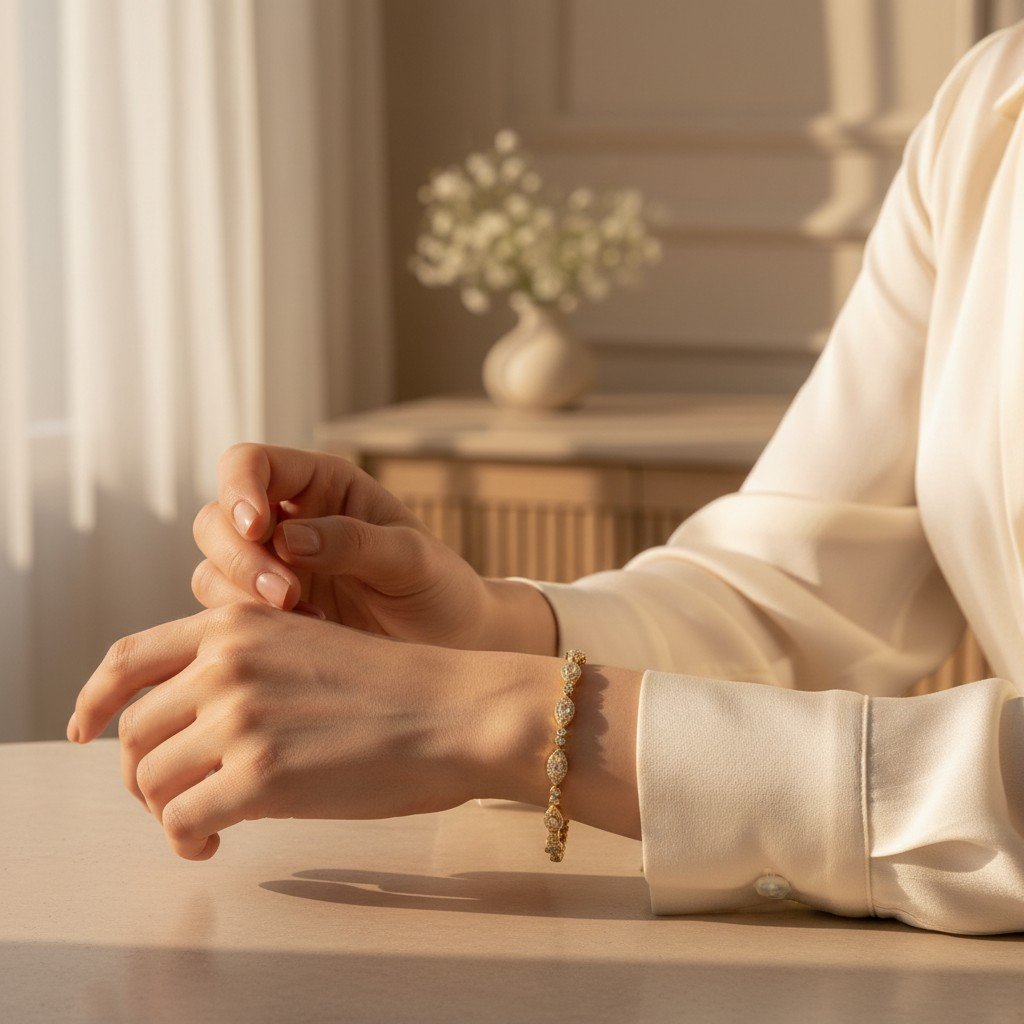 Bracelet Céleste – motifs scintillants