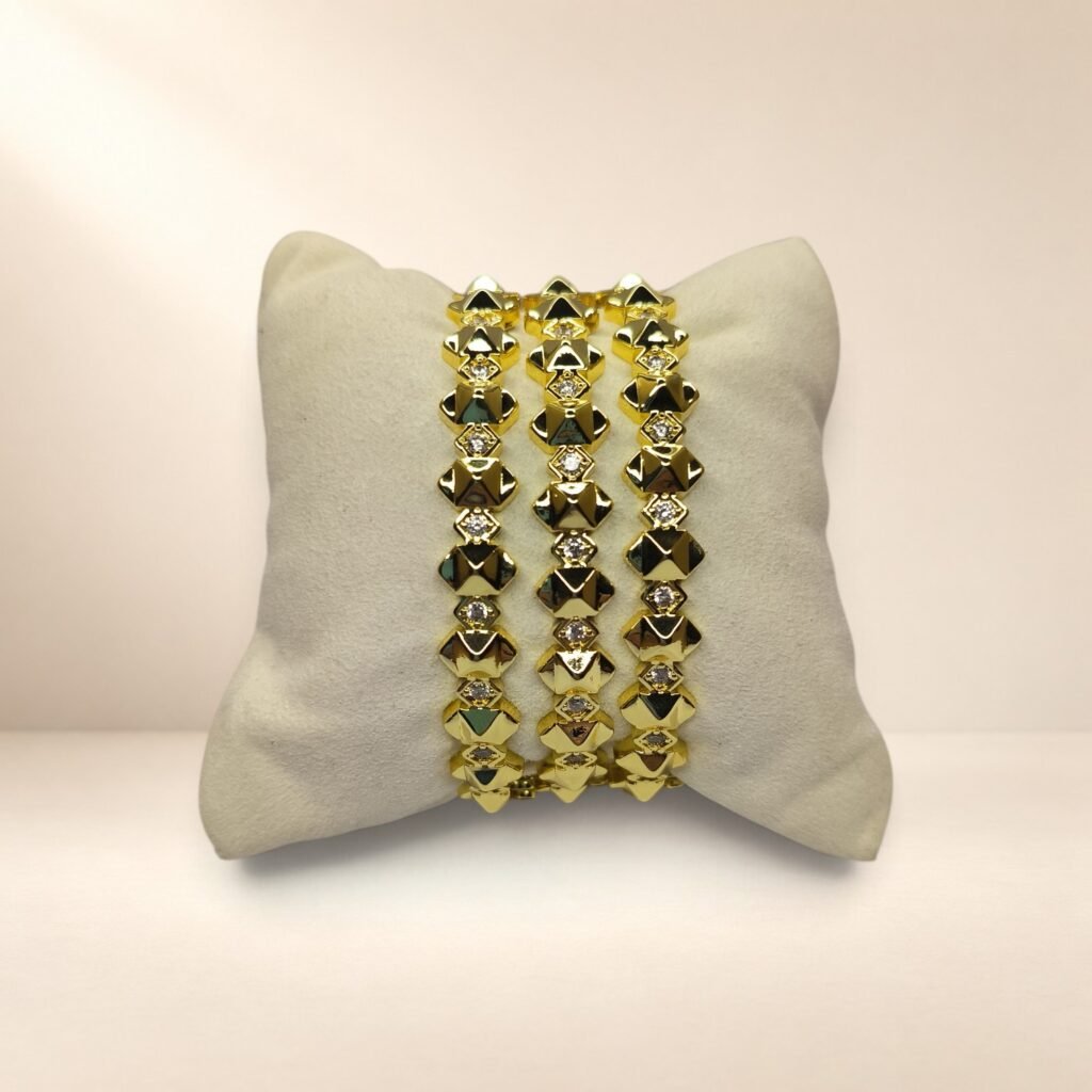 Bracelets Soléa – motifs facettés