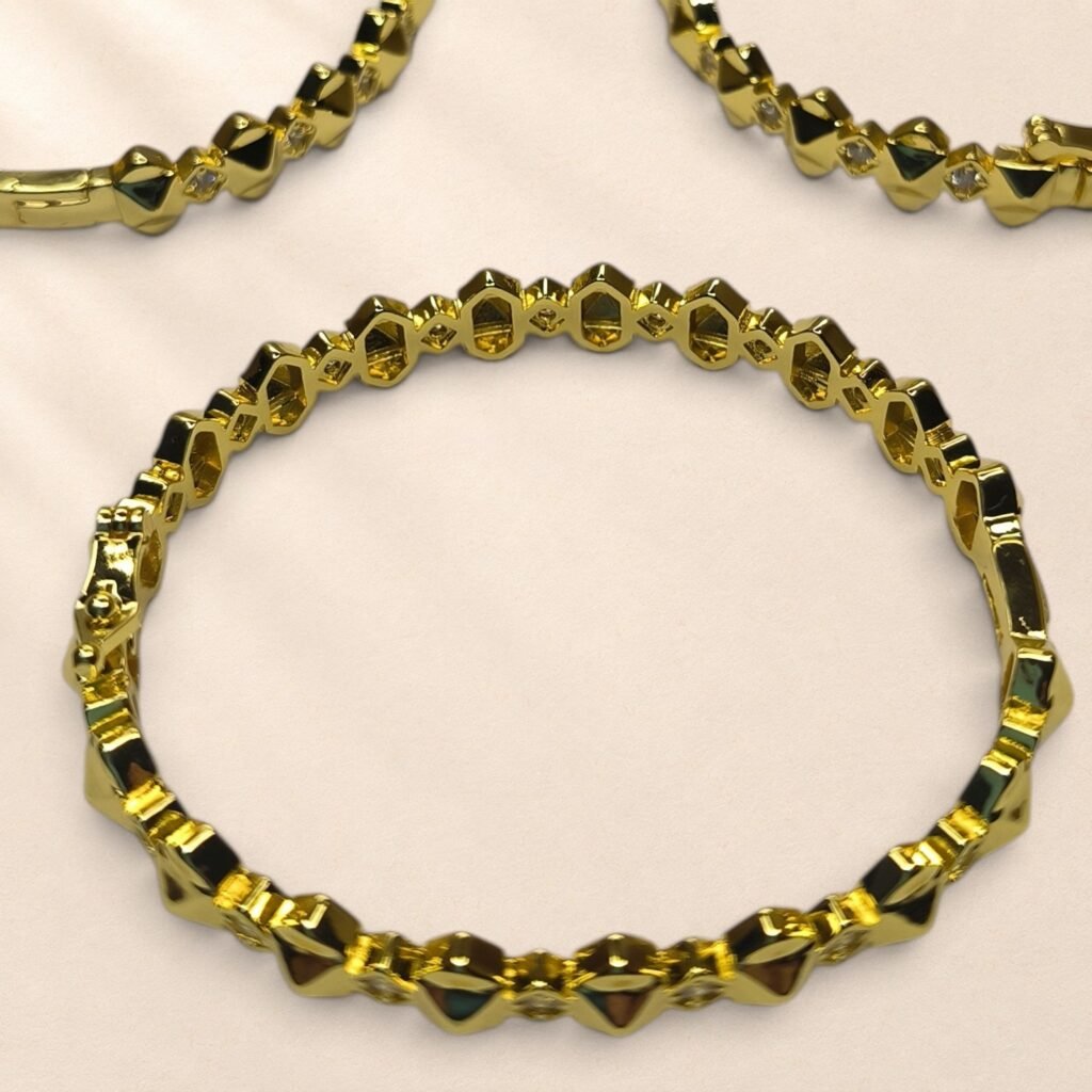 Bracelets Soléa – motifs facettés