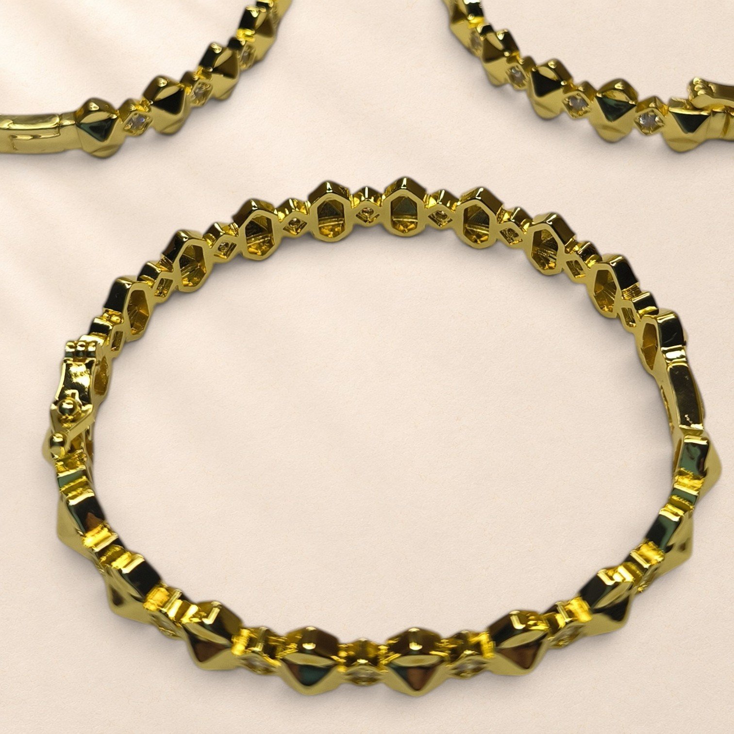 Bracelets Soléa – motifs facettés – Image 3