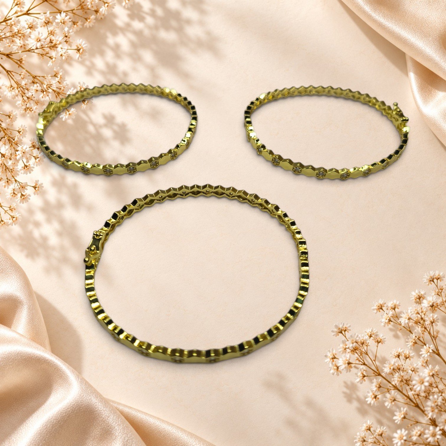 Bracelets Thalia – motifs géométriques – Image 2