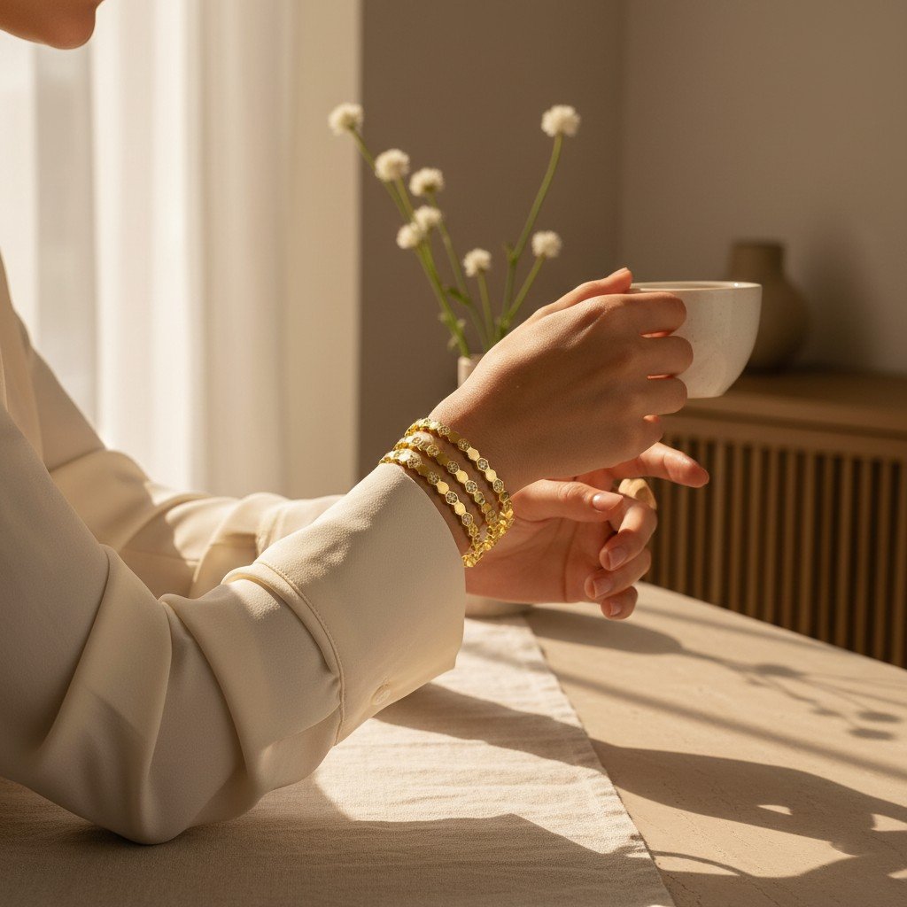 Bracelets Thalia – motifs géométriques