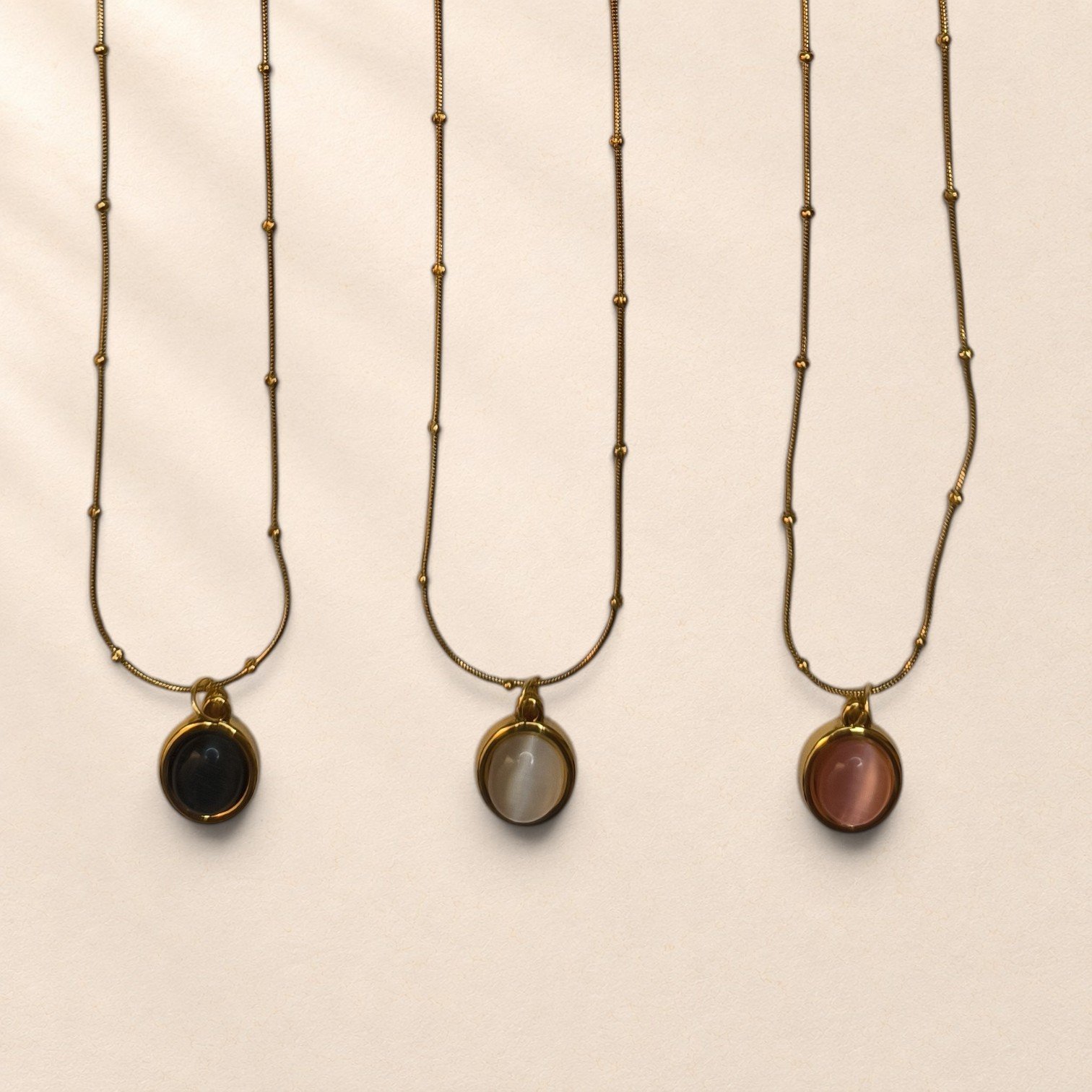 Collier Alma – pendentif ovale – Image 3