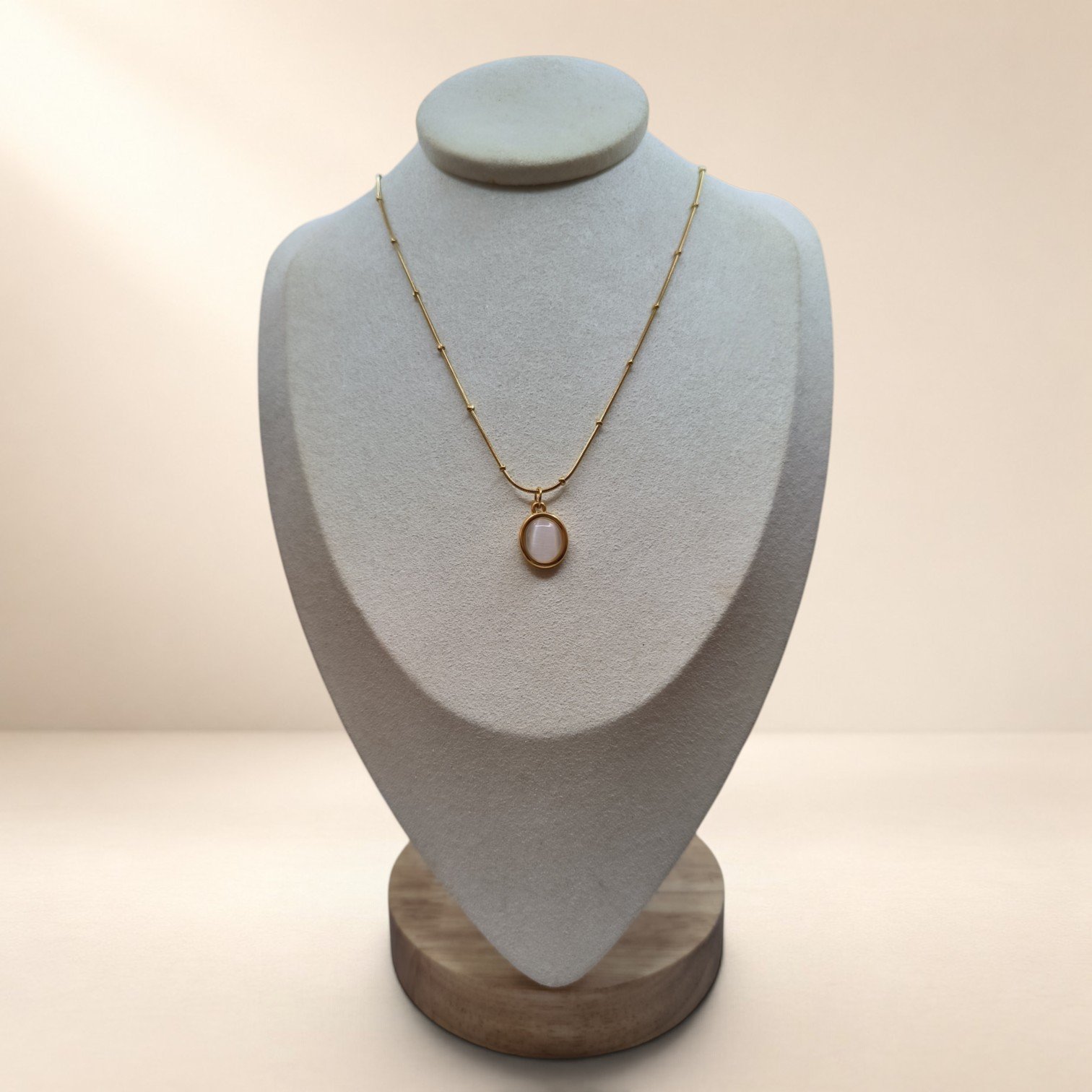 Collier Alma – pendentif ovale – Image 5