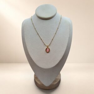 Collier Alma – pendentif ovale – Image 1