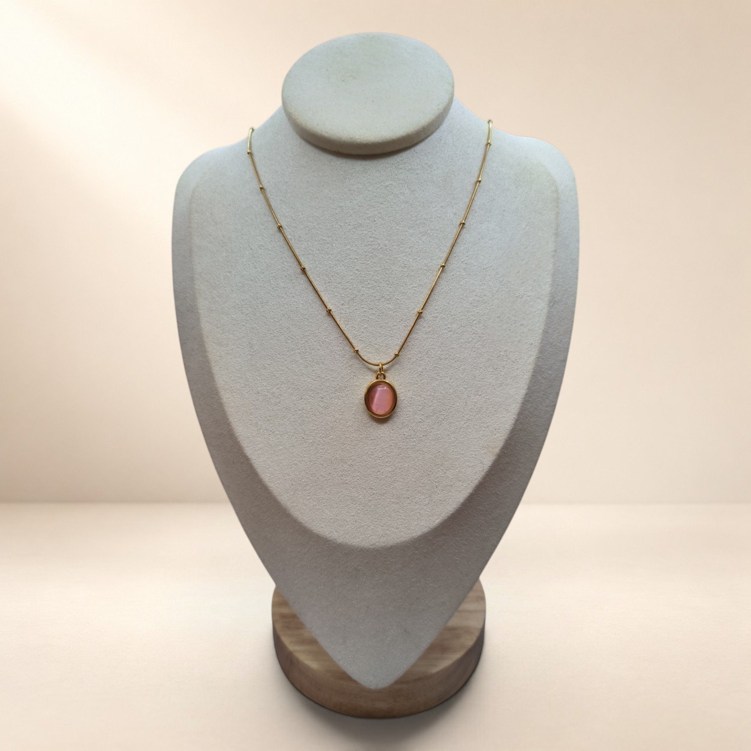 Collier Alma – pendentif ovale – Image 1