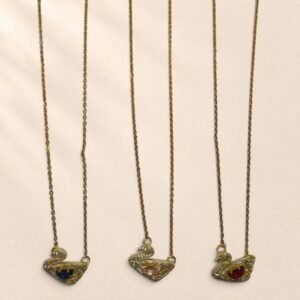 Collier Odette – pendentif cygne – Image 4