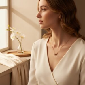 Collier Odette – pendentif cygne – Image 5