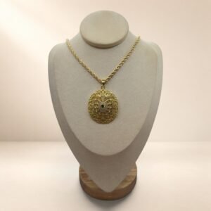 Collier Rosalia – médaillon ajouré – Image 1