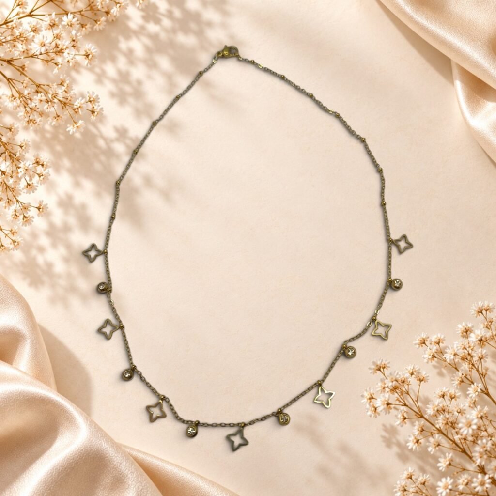 Collier Fleur – pampilles fleuries