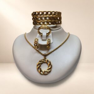 Parure Paloma – pendentif anneau – Image 1