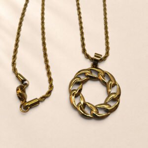 Parure Paloma – pendentif anneau – Image 3