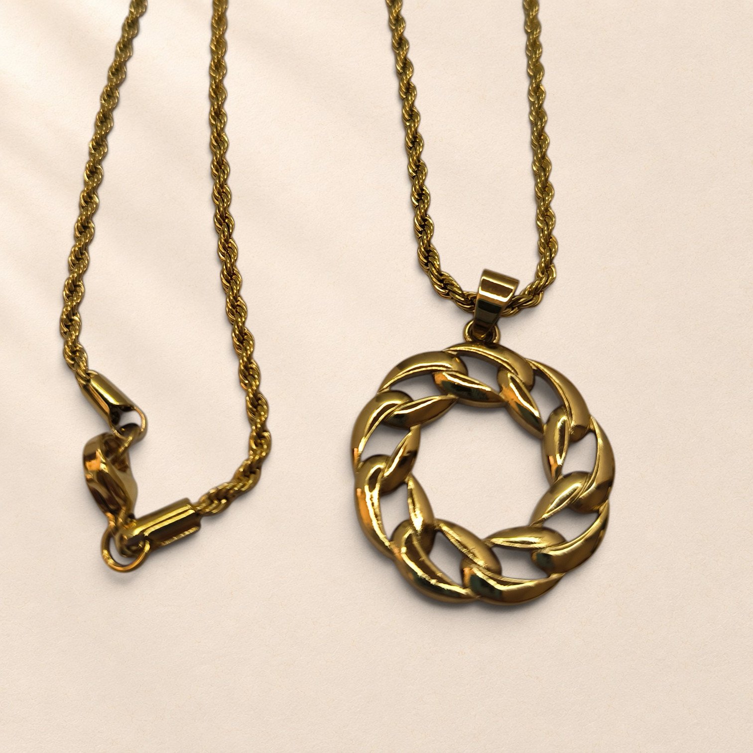 Parure Paloma – pendentif anneau – Image 3