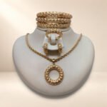 Parure Sélène – anneaux ajourés
