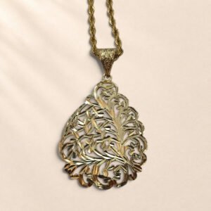 Parure Calista – motifs feuillagés – Image 3
